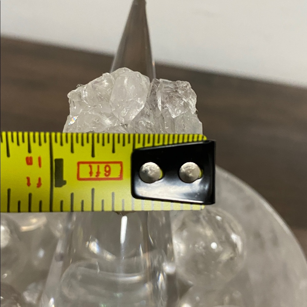 Apophyllite Crystal Cluster Statement Ring - image 3